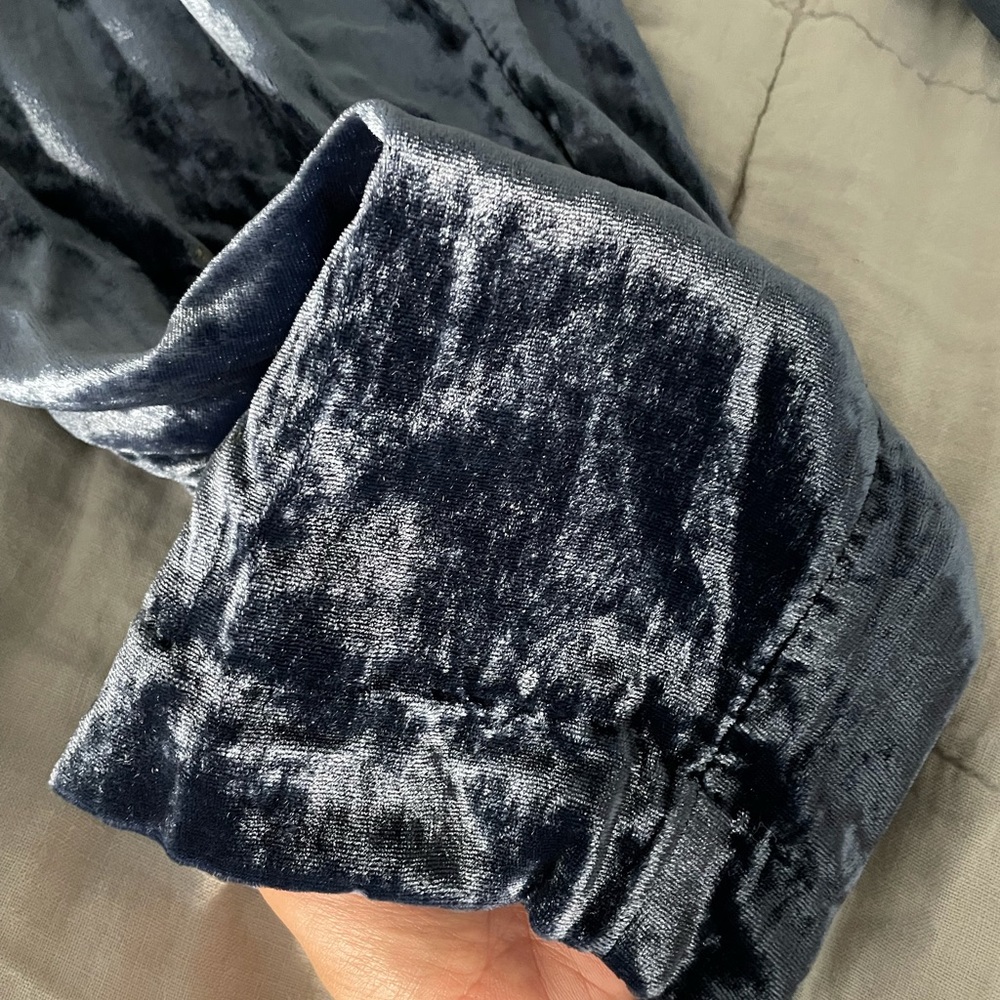 Anthropologie | Ett:Twa Velvet Cropped Pants - Picture 3 of 4